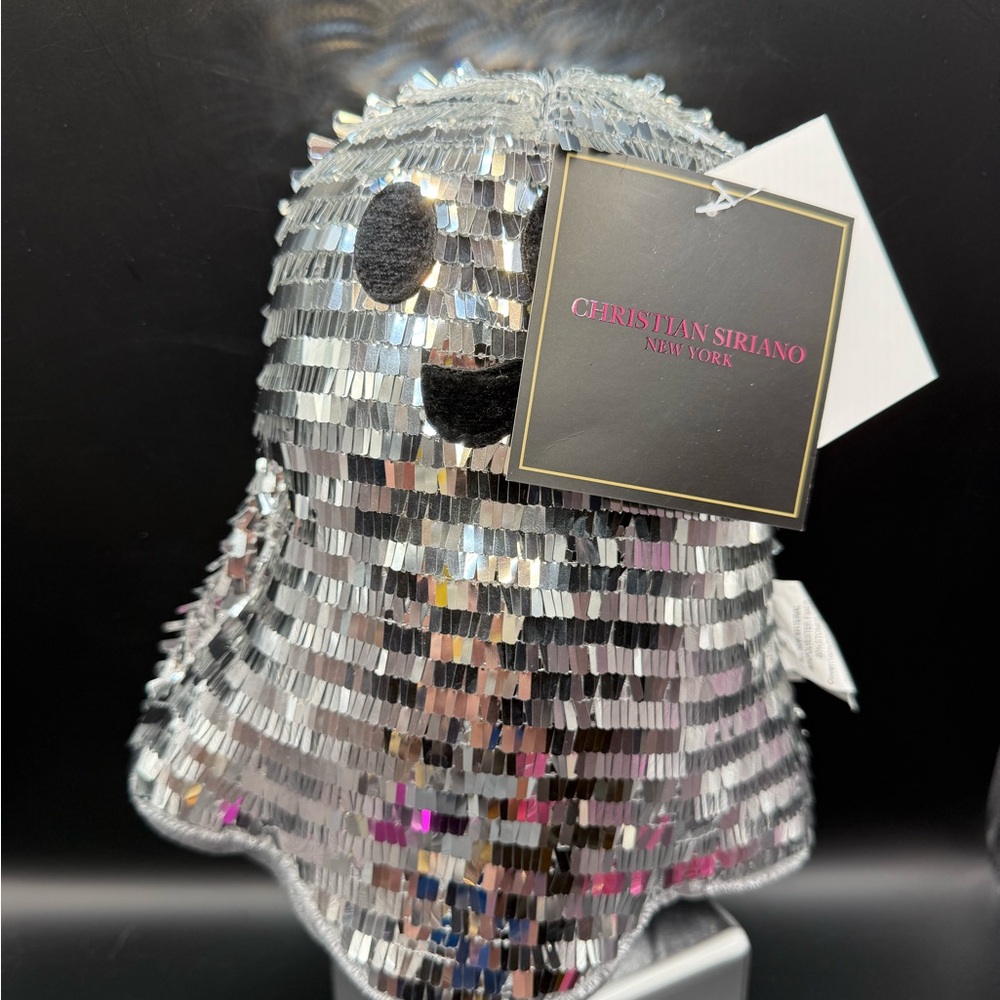 Christian Siriano Metallic Sequin Ghost